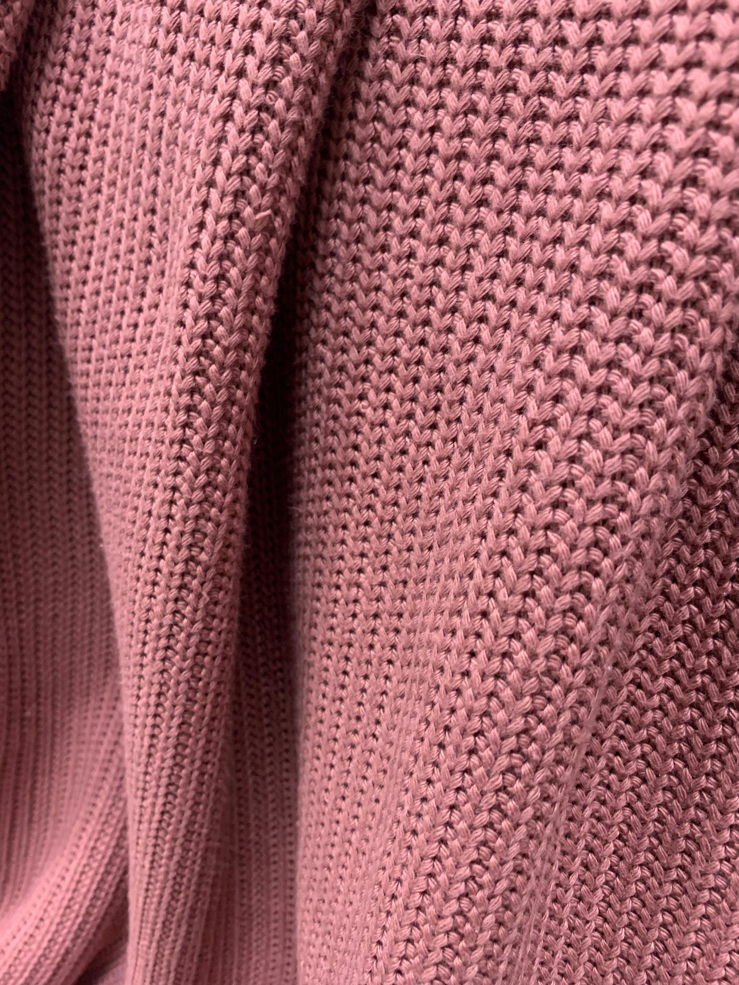 Heavy Knit / Strick alt rosé