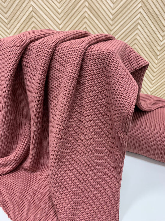 Heavy Knit / Strick alt rosé