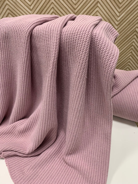 Heavy Knit / Strick rosa