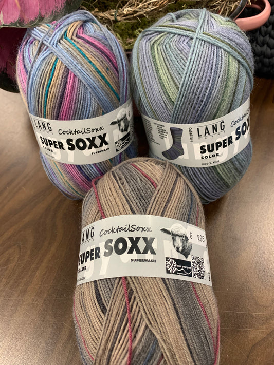 LANG YARNS Super Soxx Color - Cocktail Soxx