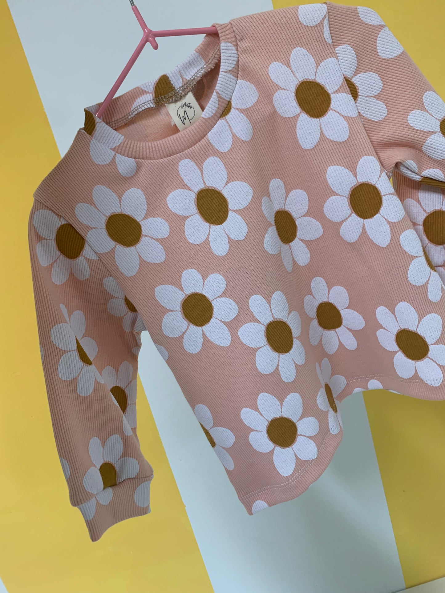 Pullover Blumen, rosa