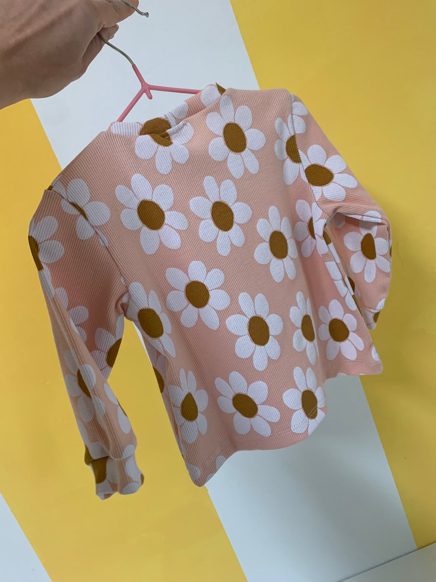 Pullover Blumen, rosa