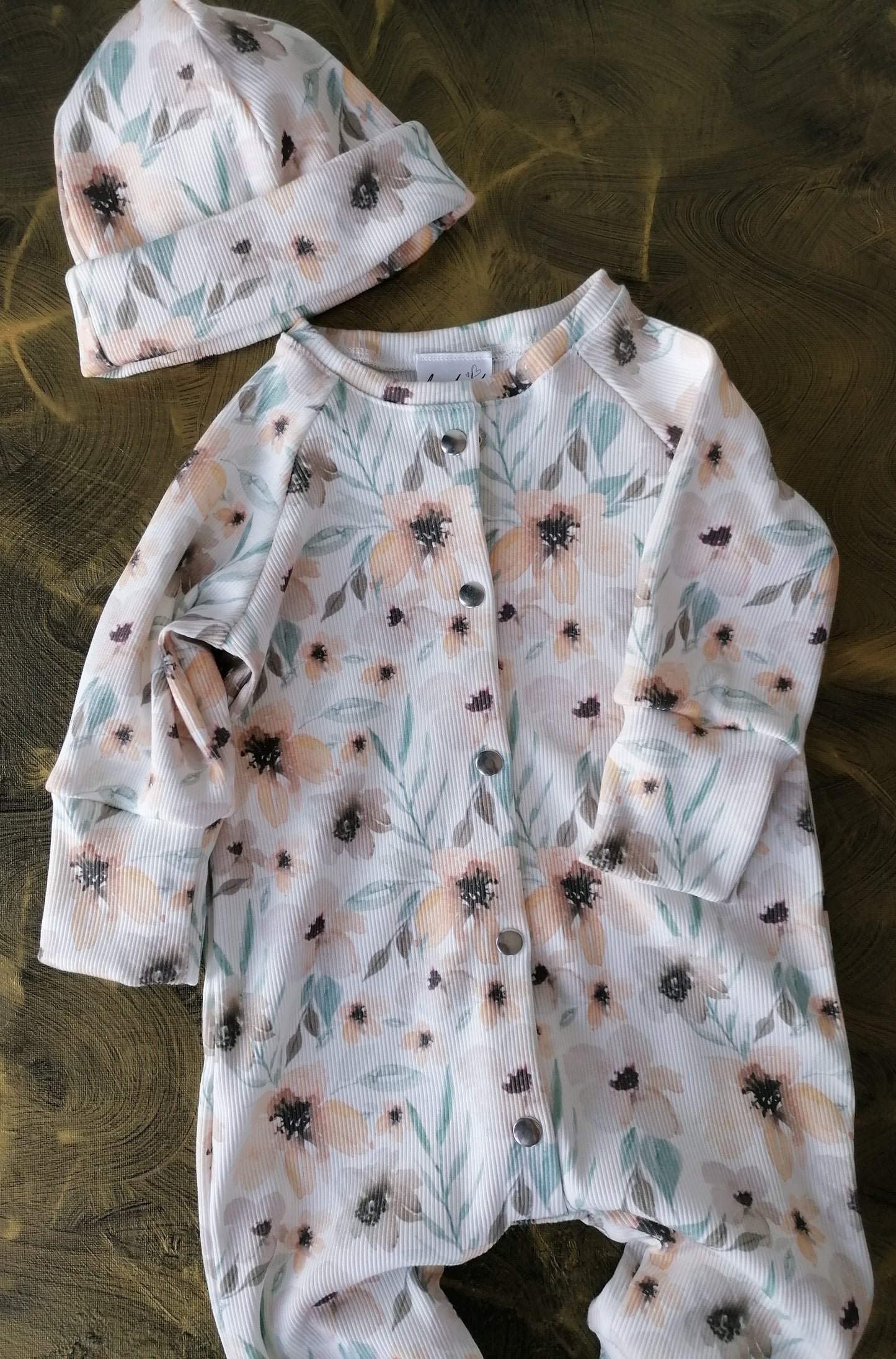 Baby Strampler Set mit Mütze