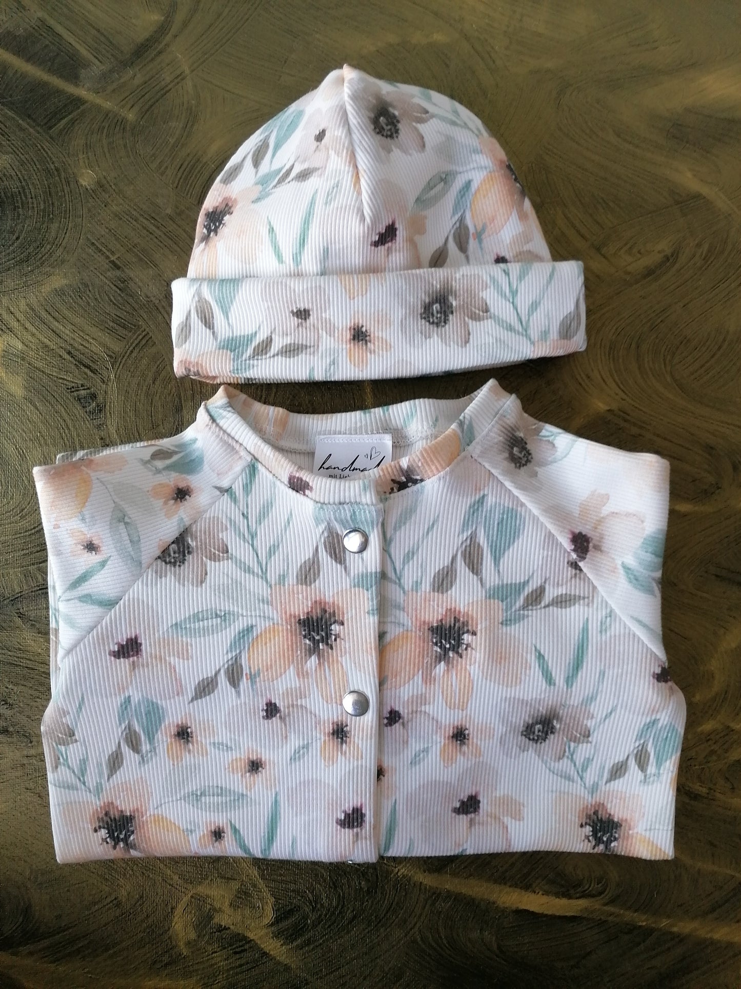 Baby Strampler Set mit Mütze