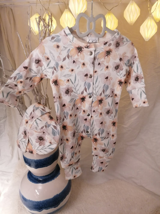 Baby Strampler Set mit Mütze